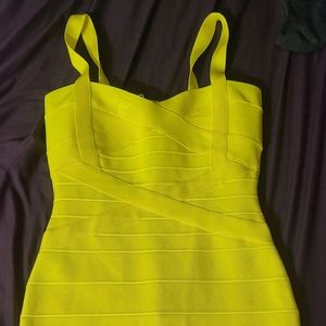 Yello Meilun Bandage Dress
